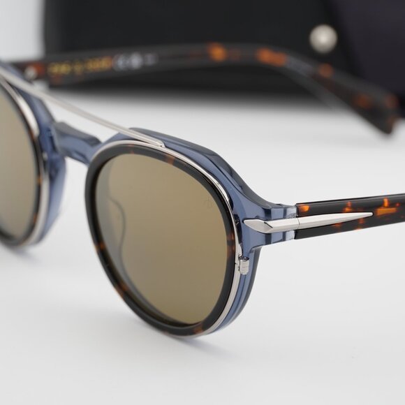 Rag & Bone RNB6006/S 0IPR VP Square Sunglasses - Blue/Havana/Brown - Picture 5 of 8